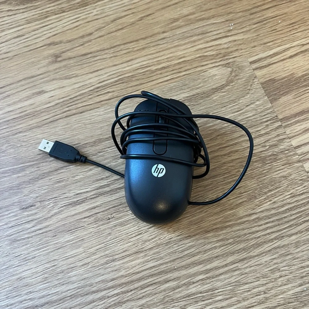 HP Wired Mouse two buttons, USB connection